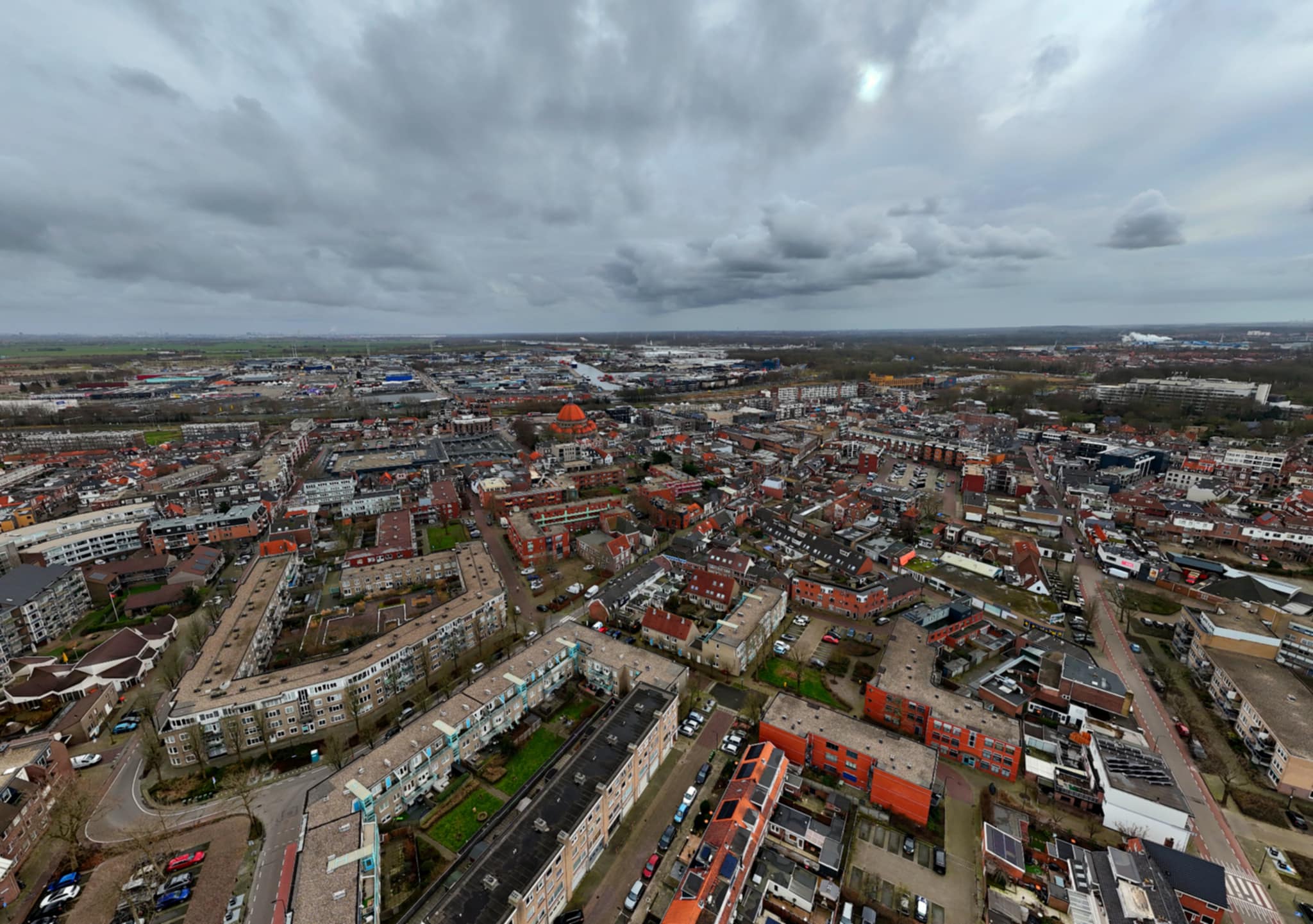 beverwijk city panorama